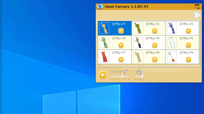 app hand biger cursor